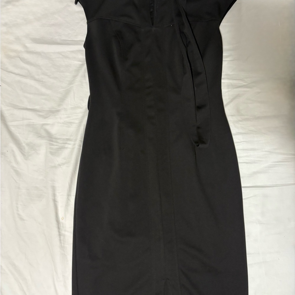 Grace Karin Classic Black Midi Dress
